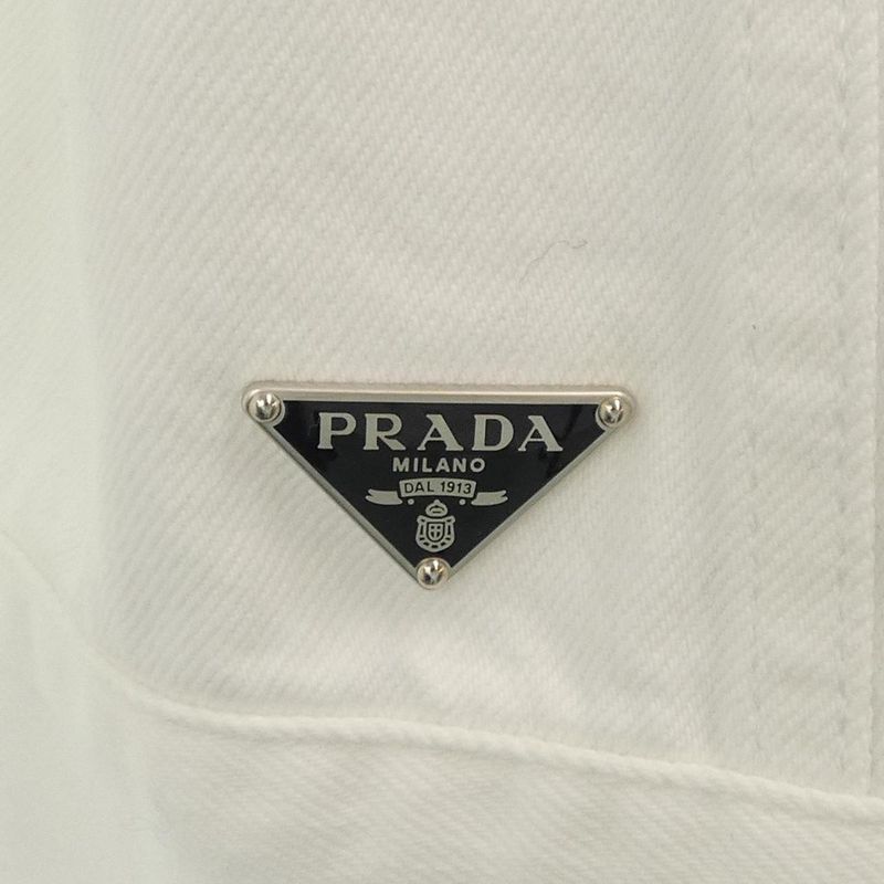 Prada Triangle Logo Geb227 S231 12PA Denim Jacket