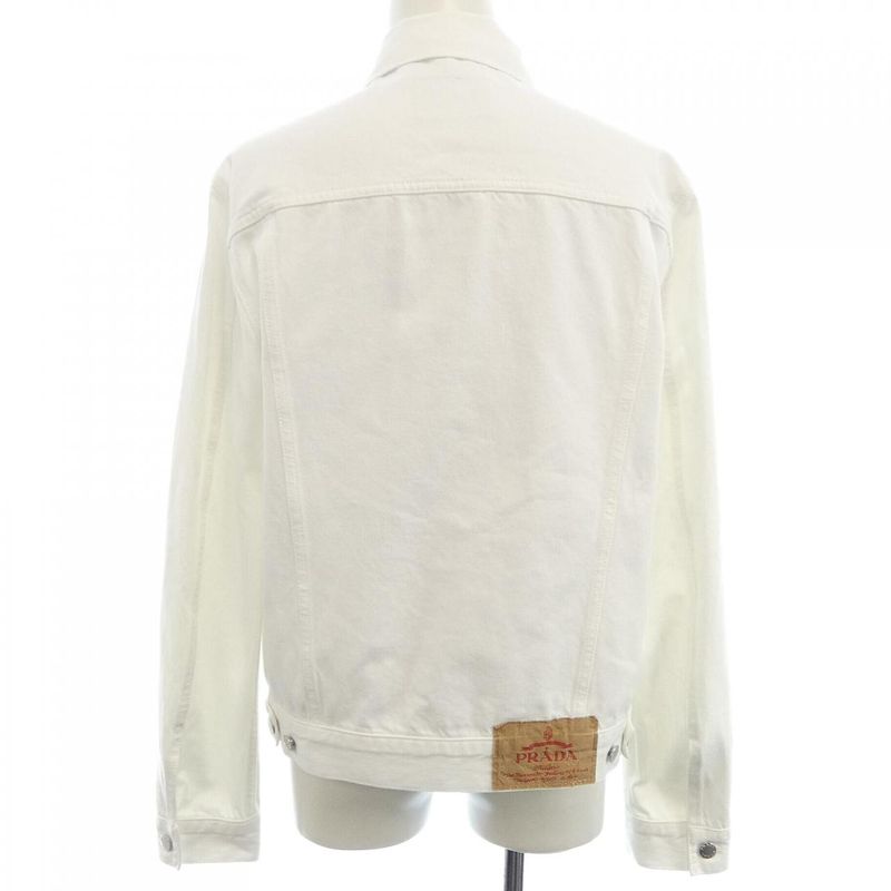 Prada Triangle Logo Geb227 S231 12PA Denim Jacket