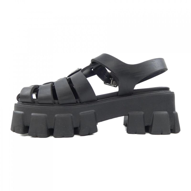 Prada Triangle Logo Monolith 1x853m Foam Rubber Sandals