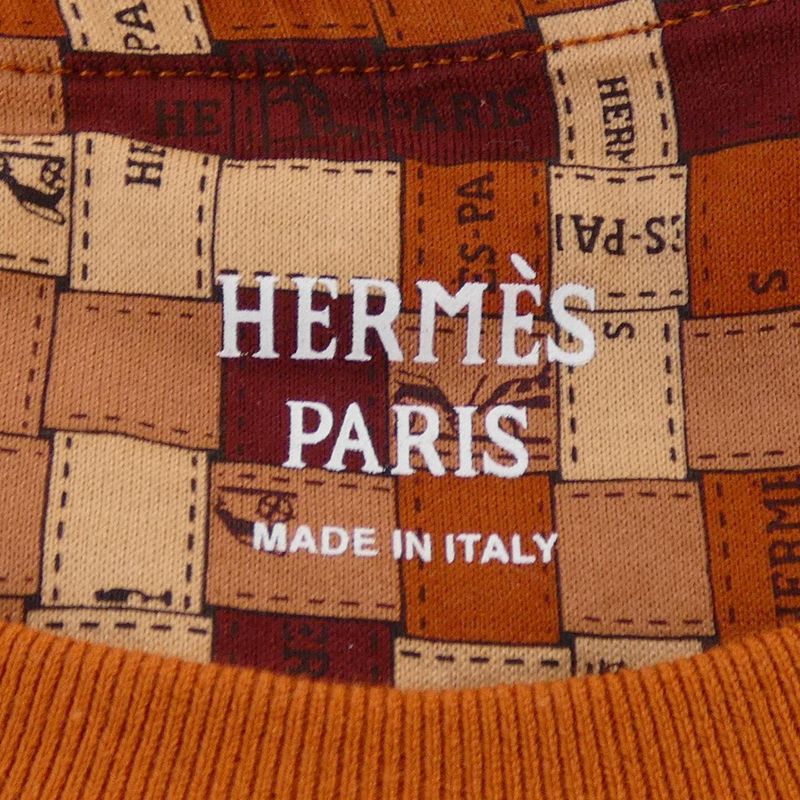 Hermes Bolduc AU Carre Bolduc Check 5e4645dk T-shirt