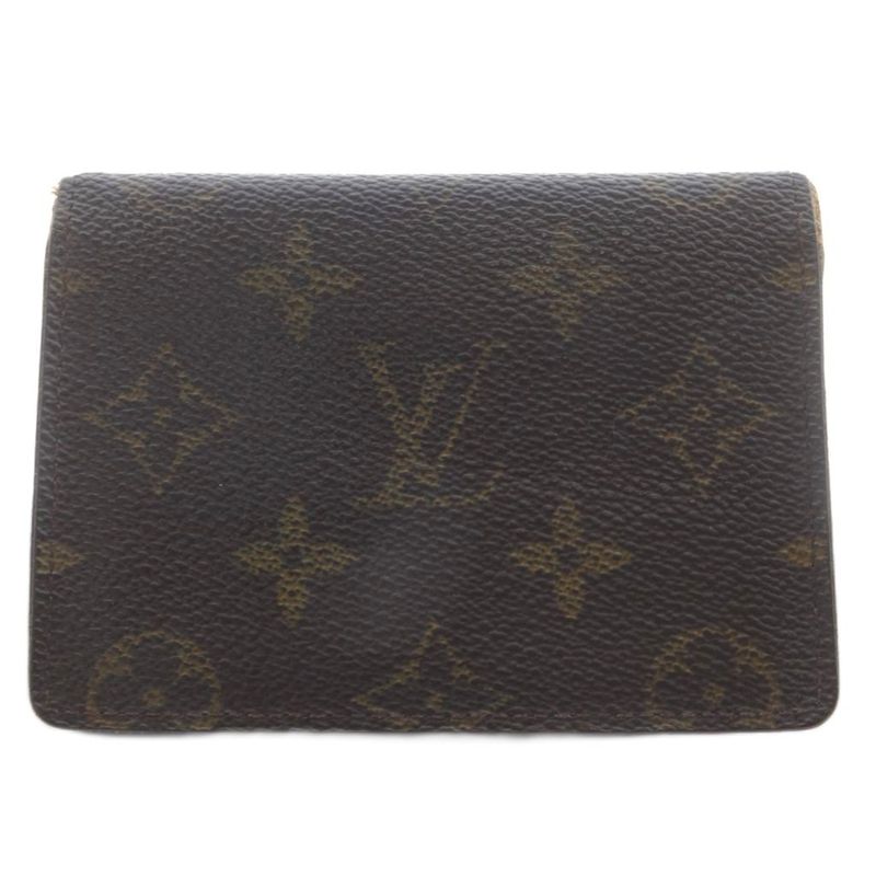 Louis Vuitton Monogram Porte 2 Cult Vertical Pass Case Pass Case Card Case