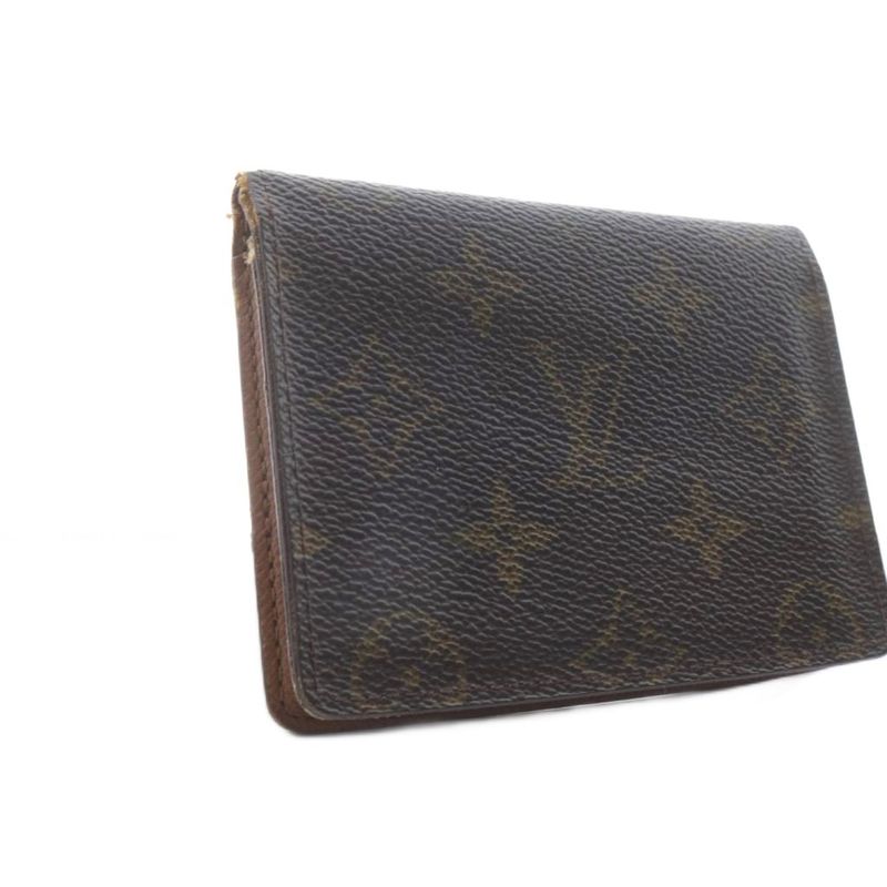 Louis Vuitton Monogram Porte 2 Cult Vertical Pass Case Pass Case Card Case