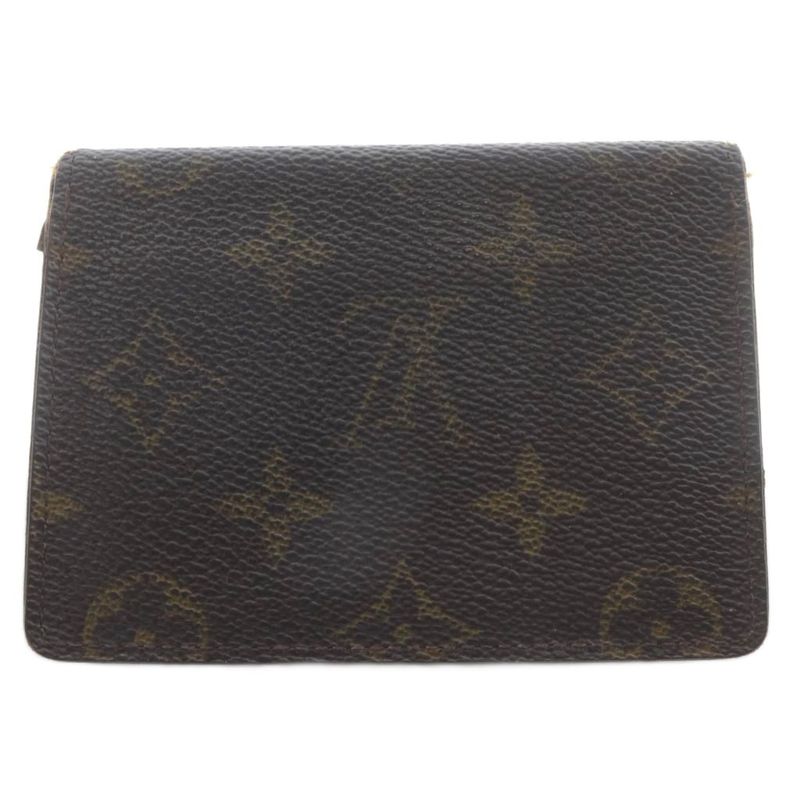 Louis Vuitton Monogram Porte 2 Cult Vertical Pass Case Pass Case Card Case