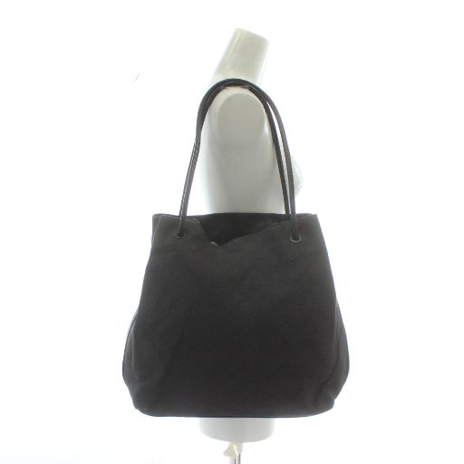 Gucci Tote Bag One Shoulder GG Canvas Leather All Over Pattern Black Xz • Oh •