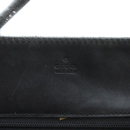 Gucci Tote Bag One Shoulder GG Canvas Leather All Over Pattern Black Xz • Oh •