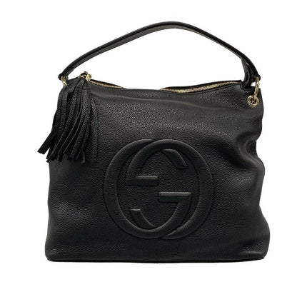 Gucci Handbag Soho 536194 Black Leather