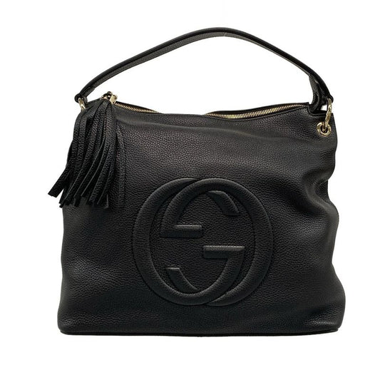 Gucci Handbag Soho 536194 Black Leather