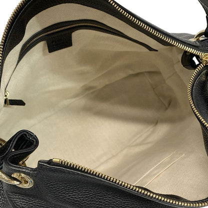 Gucci Handbag Soho 536194 Black Leather