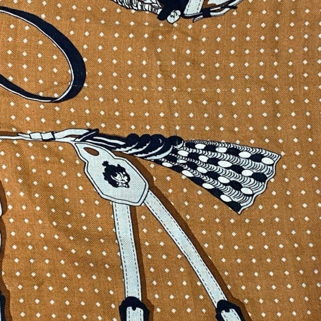 Hermes Scarf Shawl Accessories Carre Geant140 Court Horse Tackle Large All Over