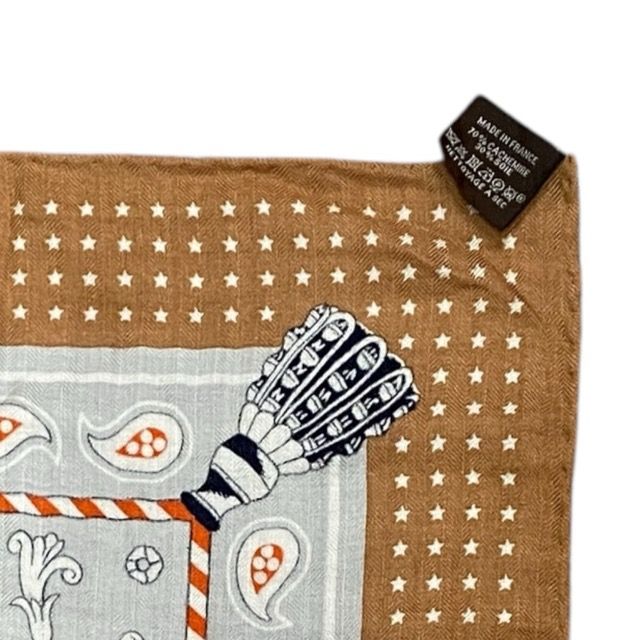 Hermes Scarf Shawl Accessories Carre Geant140 Court Horse Tackle Large All Over