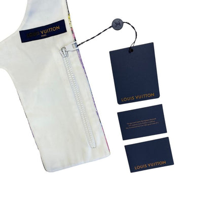 Unused Louis Vuitton Harness Vest Tops Beads Lvmonogram Zip Pocket Purple X