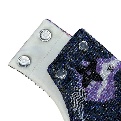 Unused Louis Vuitton Harness Vest Tops Beads Lvmonogram Zip Pocket Purple X