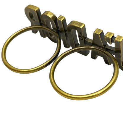 Dior J'a Ring Two Finger Accessories Jewelry Metal Antique
