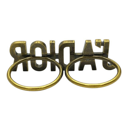 Dior J'a Ring Two Finger Accessories Jewelry Metal Antique