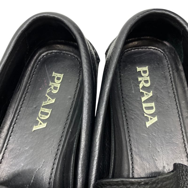 Prada Loafers Shoes Business Shoes Driving Shoes Leather Black 2d2170 Prada