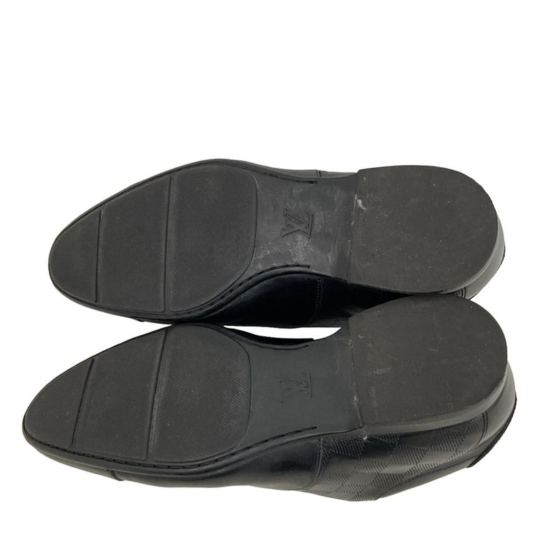 Louis Vuitton Shoes 5 1 2 M - Black Outsole Reupholstered Damier Pattern Leather