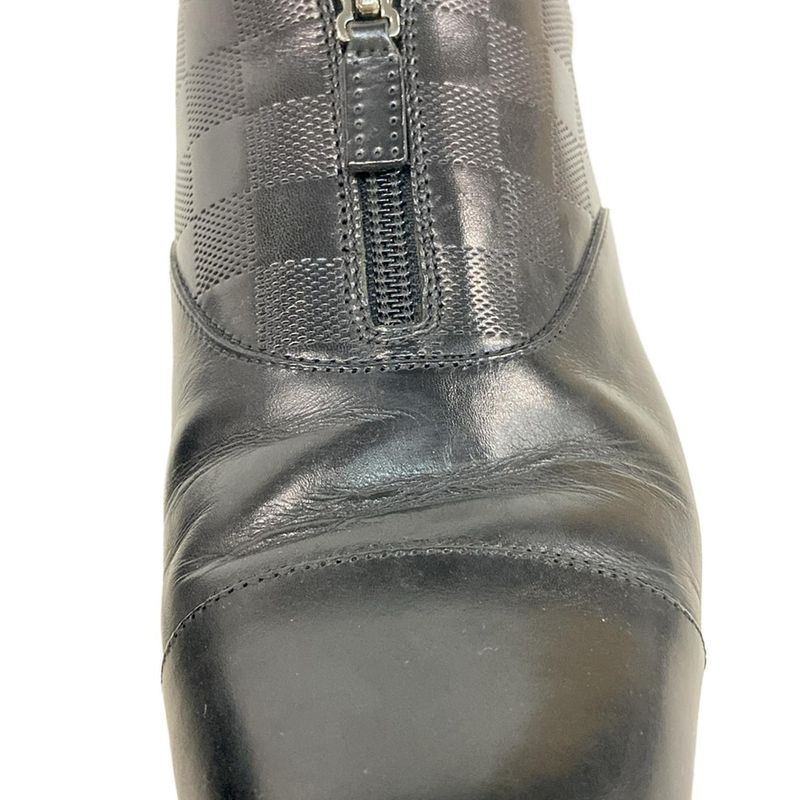 Louis Vuitton Shoes 5 1 2 M - Black Outsole Reupholstered Damier Pattern Leather