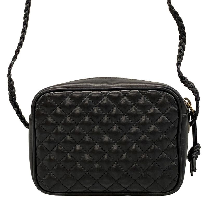 Gucci Shoulder Bag Ggmarmont Sherry 536441 Black X Green X Red Quilted Mini Bag