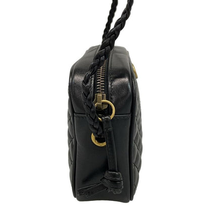 Gucci Shoulder Bag Ggmarmont Sherry 536441 Black X Green X Red Quilted Mini Bag