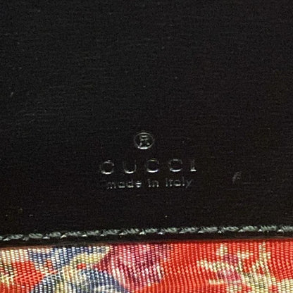 Gucci Shoulder Bag Ggmarmont Sherry 536441 Black X Green X Red Quilted Mini Bag