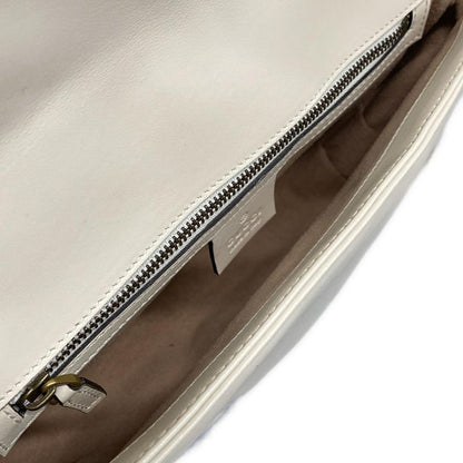 Gucci Shoulder Bag Ggmarmont Quilted Small Shoulder Bag 443497 Ivory Chain