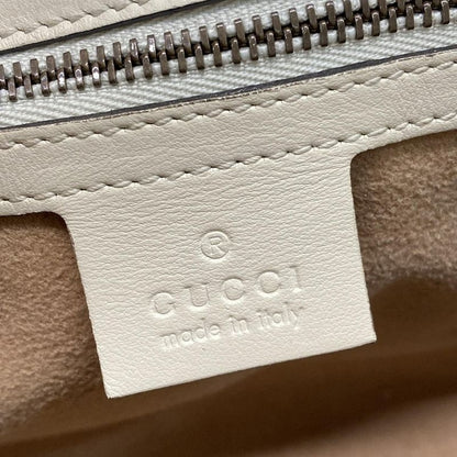 Gucci Shoulder Bag Ggmarmont Quilted Small Shoulder Bag 443497 Ivory Chain