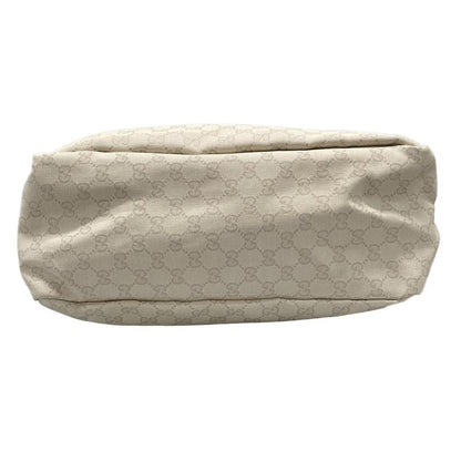 Gucci Shoulder Bag GG Pattern 223644 Ivory X Dark Brown 2way Leather