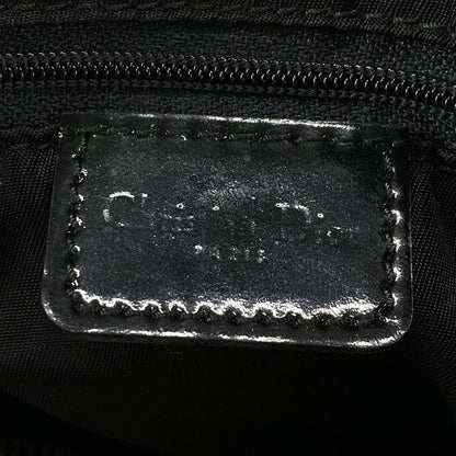 Dior Christian Dior Handbag Trotter Black X Ivory Mini Boston Leather