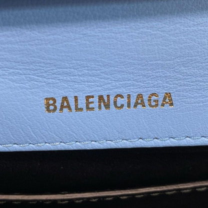 Balenciaga Shoulder Bag Ville Day Bag XS 550639 Light Blue Leather