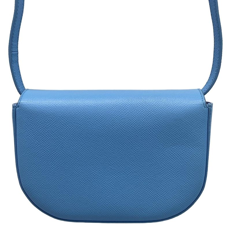 Balenciaga Shoulder Bag Ville Day Bag XS 550639 Light Blue Leather