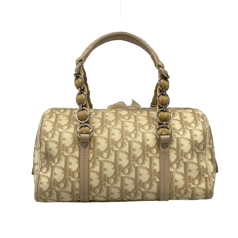 Dior Christian Dior Handbag Trotter Romantic Beige X Ivory X Light Pink Flower