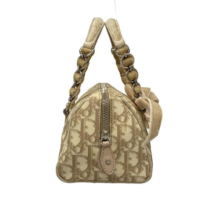 Dior Christian Dior Handbag Trotter Romantic Beige X Ivory X Light Pink Flower