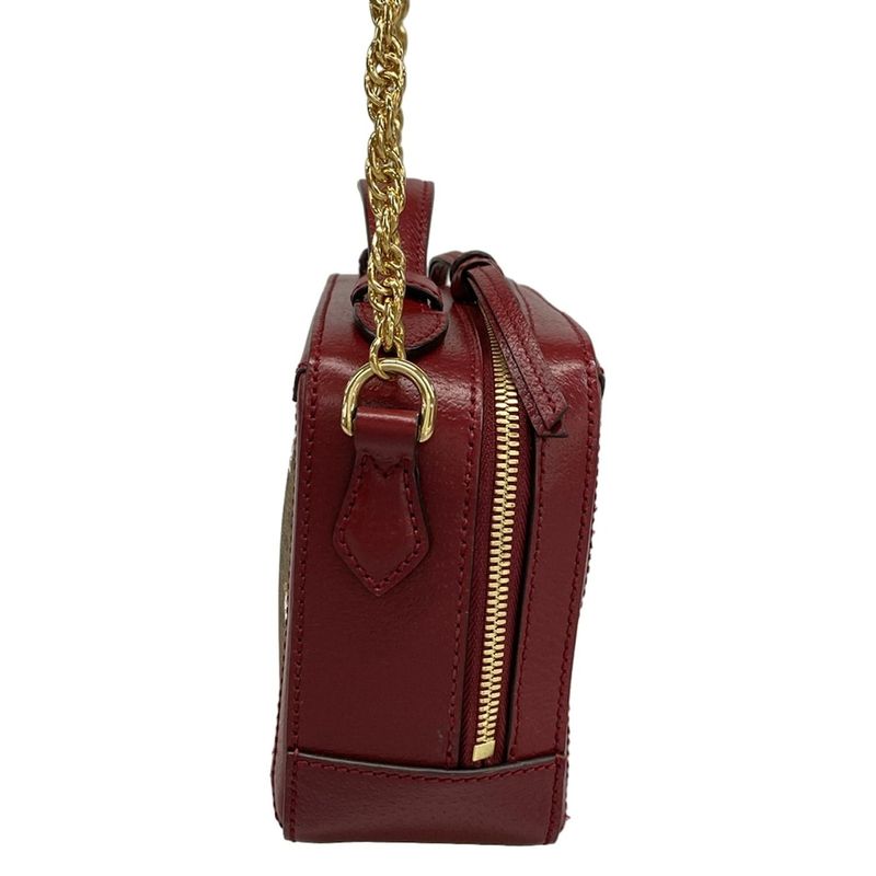 Gucci Shoulder Bag Micro Ggggmarmont 655596 Brown X Bordeaux X Multi Doraemon