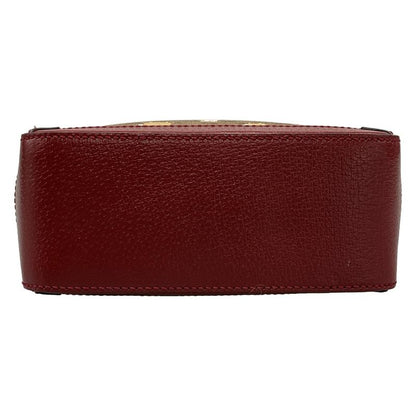 Gucci Shoulder Bag Micro Ggggmarmont 655596 Brown X Bordeaux X Multi Doraemon