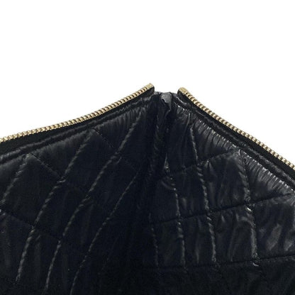 Chanel Clutch Bag Boy Chanel Black Silver Hardware