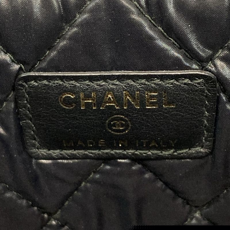 Chanel Clutch Bag Boy Chanel Black Silver Hardware