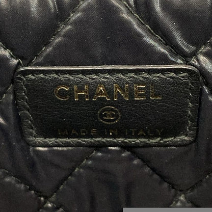 Chanel Clutch Bag Boy Chanel Black Silver Hardware