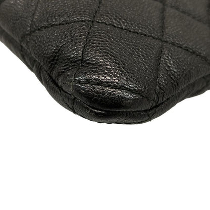 Chanel Clutch Bag Boy Chanel Black Silver Hardware