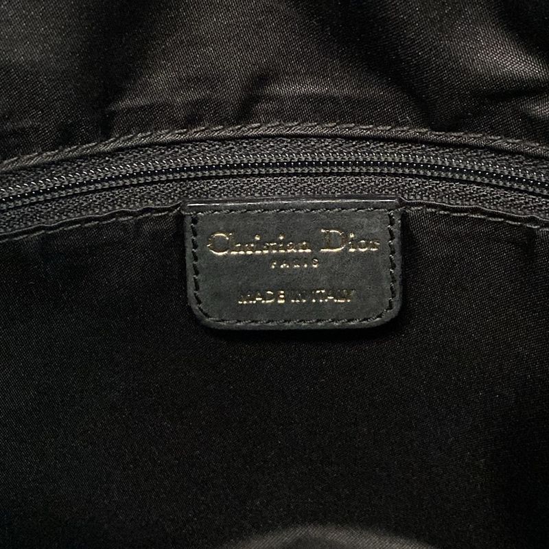 Dior Christian Dior Shoulder Bag Gypsy Black Leather