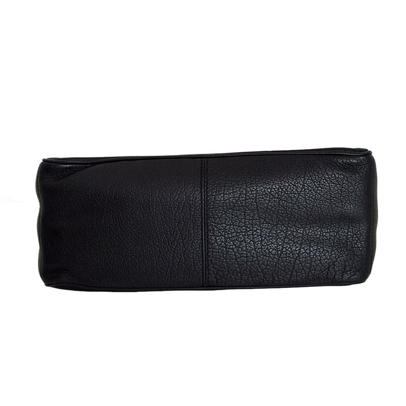 Celine Tote Bag Boogie Bag Black Leather