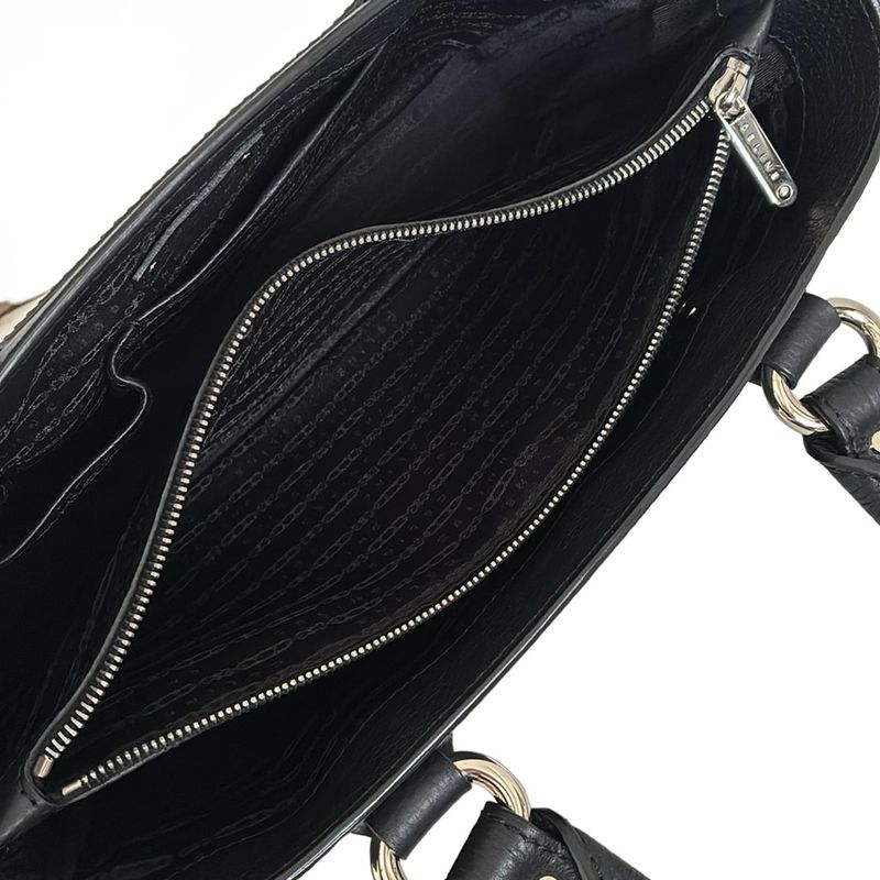 Celine Tote Bag Boogie Bag Black Leather