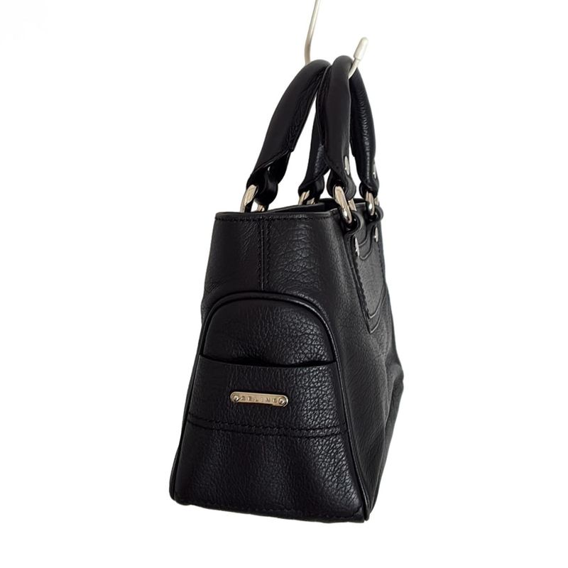 Celine Tote Bag Boogie Bag Black Leather