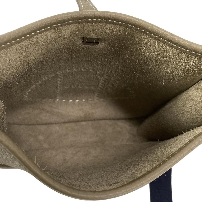 Hermes Shoulder Bag Evelyn TPM Amazon Etoupe × Blue Indigo Silver Hardware