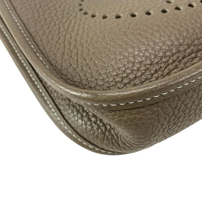 Hermes Shoulder Bag Evelyn TPM Amazon Etoupe × Blue Indigo Silver Hardware