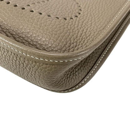 Hermes Shoulder Bag Evelyn TPM Amazon Etoupe × Blue Indigo Silver Hardware