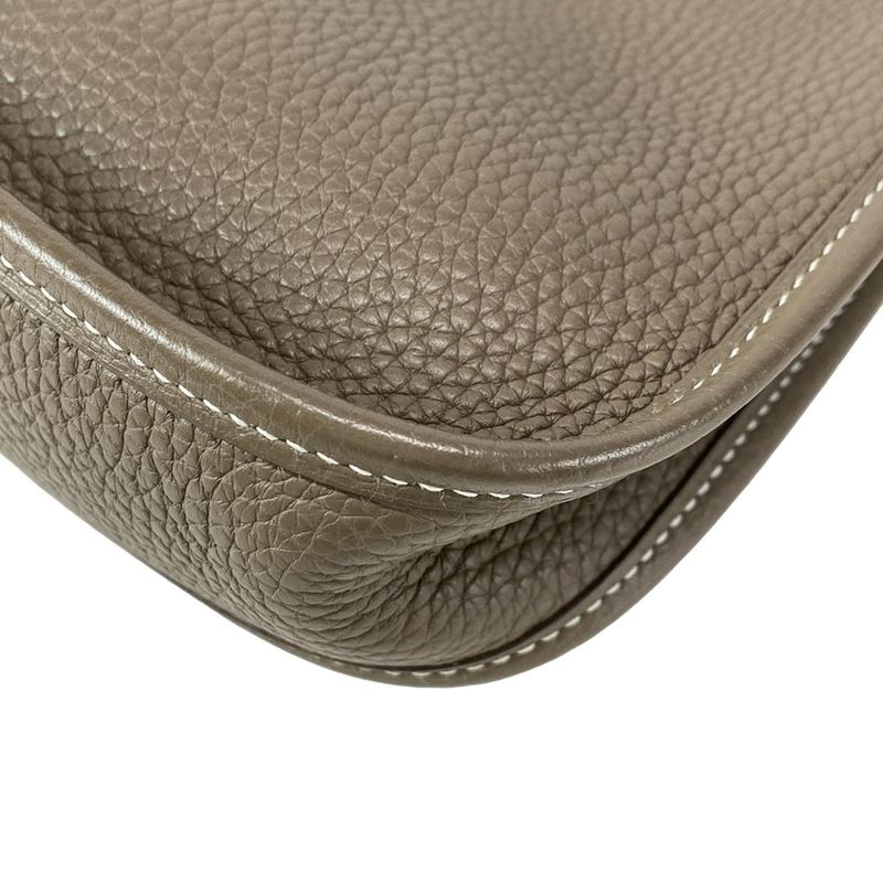 Hermes Shoulder Bag Evelyn TPM Amazon Etoupe × Blue Indigo Silver Hardware