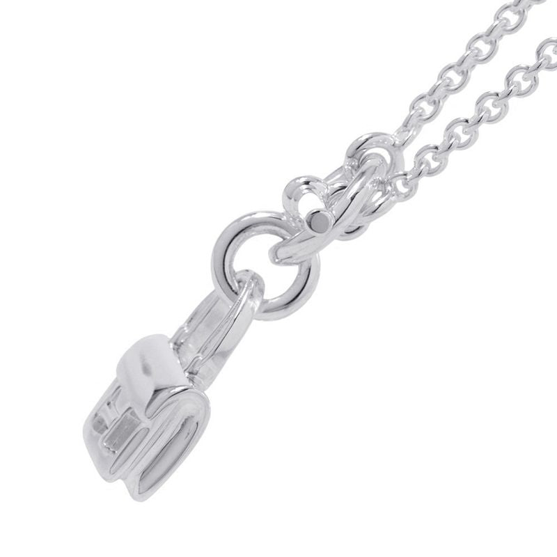 Hermes Necklace Amulet Constance Pendant Silver