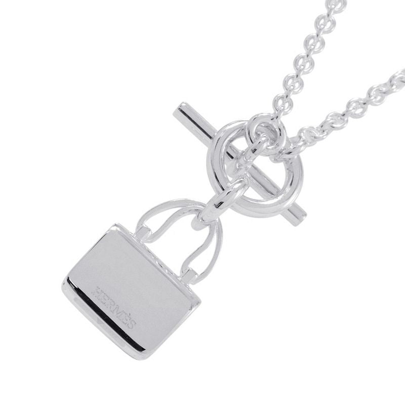 Hermes Necklace Amulet Constance Pendant Silver