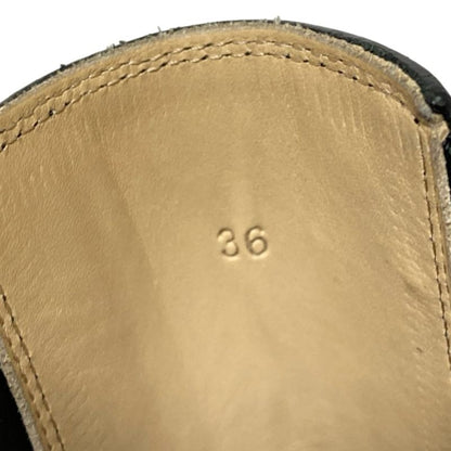 Bottega Veneta Short Boots 36 Women's - Black X Green Side Gore Leather