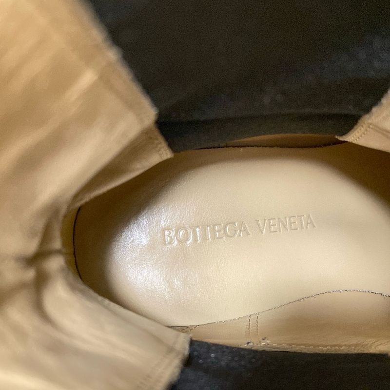 Bottega Veneta Short Boots 36 Women's - Black X Green Side Gore Leather